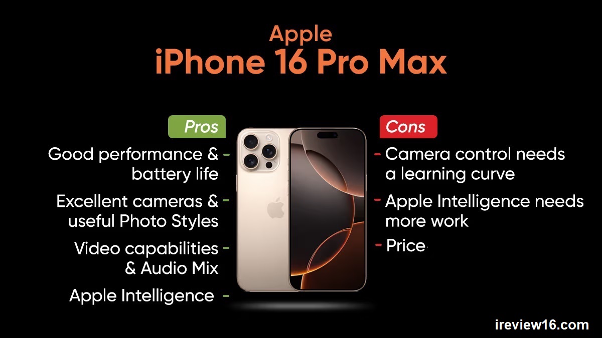 Why the iPhone 16 Pro Max Shines and Where it Falls Short